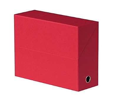 Hamelin 38440 Boîte Transfert Carton Toilée Faste 18/10E 345 x 258 x 90mm Papier Rouge