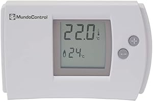 Mundocontrol - Termostato Digital | Pantalla de 3 Dígitos | 114 x 75 x 30 mm