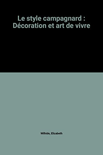 couverture de : Style campagnard (le)