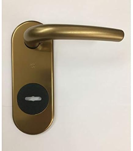 Bocchetta Rosetta Per Porta Blindata - Piastrina Alluminio Bronzato F4 82x62 Con Viti - Foto 12