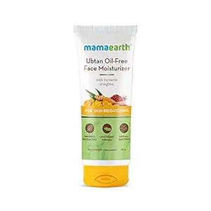 Mamaearth Ubtan Oil-Free Face Moisturizer with Turmeric & Saffron for Skin Brightening ? 80 ml