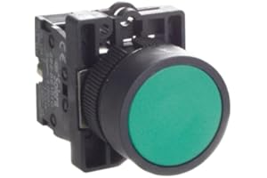 Pulsador con retorno, contactos NOØ 22mm verdeSOLERA PULSA5V