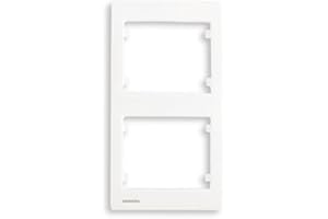 SIEMENS INGENUITY FOR LIFE Plaque Double Verticale Blanc Delta IRIS SIEMENS