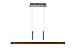 Produktbild Lucide Geena - Pendelleuchten - LEDDim. - 1X30W 2700K Metall Integriert, 30 W, holz 100 x 8 x 155 cm
