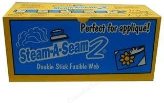 Steam A Seam 2 Double Stick Fusible Web 12 Wide -(1 YARD CUT) by Steam A Seam