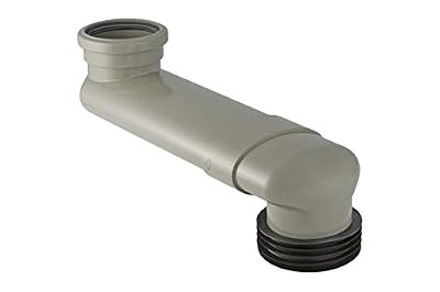 Geberit 388350291 Raccord coudé en PVC pour WC horizontal DN 90/100