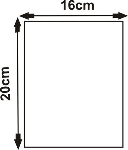 WANDSpiegel – Rechteck RECHTECK RECTANGLE 20cm Acryl Spiegel * NO drilling needed * Sommerschlussverkauf - 2