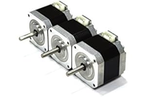 HICTOP Nema 17 42 Stepper Motor Bipolar 1.5A 57oz.in 40mm 4-lead for 3D Printer/CNC 3PCS+Wiring