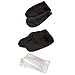 Deo Paraffin Wax Manicure Pedicure Mitts Booties Treatment Cotton Hands Feet Liners Protectors BLACK