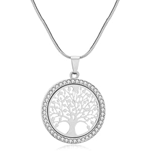 JEYORZY Collares Plata Árbol de