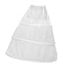 Generic 3 Hoop Bone Wedding Ball Gown Crinoline Petticoat RS.650.00