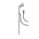 Unser LED Gartenstrahler Spico mit Erdspieß präsentiert sich mit einem gebürsteten Aluminiumgehäuse. Sein zylindrischer Leuchtkopf und das schmale Design fügen sich zu einem gleichermaßen zeitlosen und dezenten Erscheinungsbild zusammen.