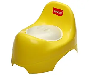 LuvLap Baby Potty Training Seat with Lid, Potty Pot for babies, 1 year & above, Suitable for Boy / Girl (Yellow)