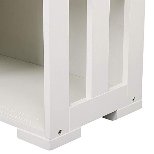 Yaheetech Küchenschrank Küchenmöbel Küche Schrank Regal weiß mit 2