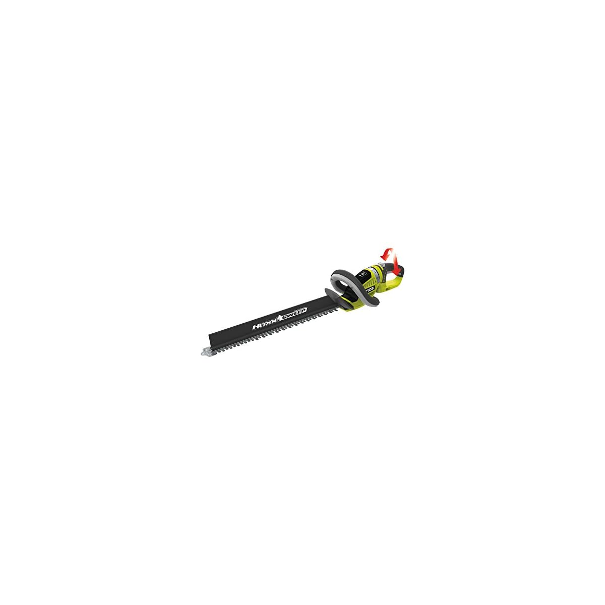 Ryobi OHT1855R ONE+ Cordless Hedge Trimmer with HedgeSweep, 18 V (Body