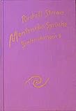 Seelenübungen, Bd.2, Mantrische Sprüche (Rudolf Steiner Gesamtausgabe / Schriften und Vorträge) by 