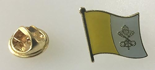 Vatican City Flag Enamel Pin Badge
