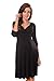 Gorgeous Maternity Dress Vneck Pregnancy Clothing Size 8 10 12 14 16 18 Top 4400 Variety of Colours (16, Black)