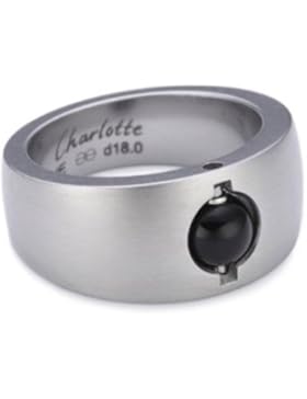 Charlotte Damen-Ring-Grundform Cha21 d17,5 Edelstahl 00111137
