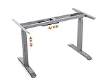 Belastbarkeit: Sie können das ergonomische Tischgestell bis zu ca. 130 kg belasten