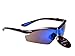 Produktbild Rayzor Professionelle Leichte UV400 Gun Metall Grau Sports Wrap Laufen Sonnenbrille, mit einem blauen Iridium Mirrored Blend Lens.