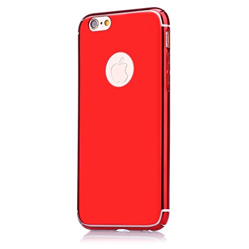 Kobwa iPhone 6/6s Hüle, Spiegel Helle Reflexion Ultra Thin Hard Anti-Kratzer Shockproof Electroplate Rahmen mit Beschichteter Oberfläche Ausgezeichneter Griff Case für Apple iPhone 6/6s - 3