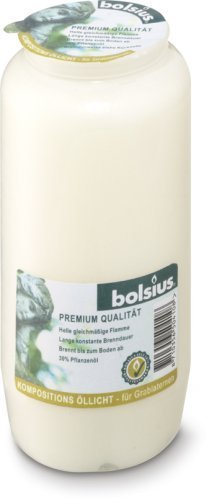 Bolsius Kompositionsöllicht Nr. 7 transparent, 24er Pack