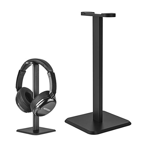 Homder TV Headphones Wireless Headphones ReHomder Headphone Stand Universal Aluminum Headset Stand Headphone Holder Black (headphones stand)