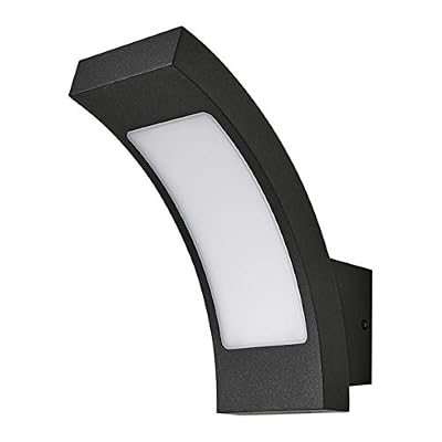 Lampenwelt LED Applique Exterieur 'Juvia' (Moderne) en Noir en Aluminium (1 lampe,à A+) de Lampenwelt | Applique Exterieur, Applique Murale Exterieur, Luminaire Exterieur, Lampe Jardin, Eclairage Exterieur