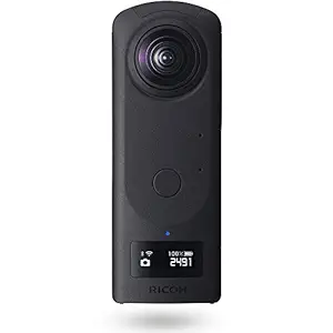 RICOH Theta Z1 360 4K Videos and 23MP Photos,Selectable f/2.1, 3.5, 5.6 Aperture,RAW-DNG, 1 inch (x2) Sensor Size,Edit with Lightroom Classic Plug in