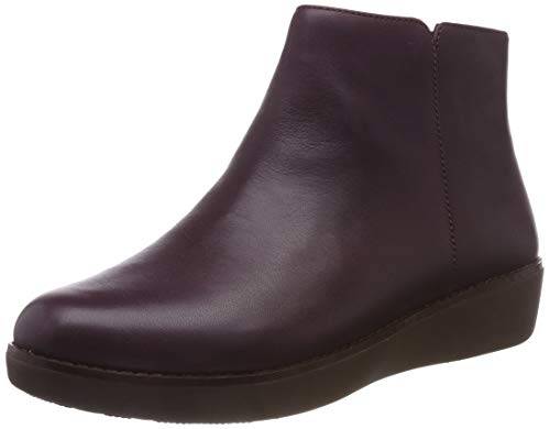 Fitflop Ziggy Zip, Bottines Femme, Violet (Deep Plum 398), 37 EU