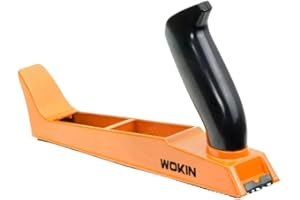 Toolstek Wokin Industrial Block Planer 250x40mm Metal Body, Multi-Wood Hand Rasp Blade for Woodworking, Trimming, and DIY Surface Forming Durable and Precise