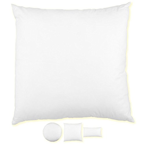 Füllkissen Kissenfüllung Kissen, Polyester und Federfüllung über 30 Varianten, Auswahl: Polyesterfüllung in der Größe 40x40cm