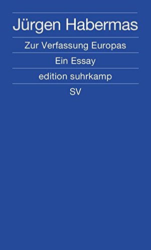 Zur Verfassung Europas: Ein Essay (edition suhrkamp) kostenlose Epub
Ebooks PDF herunterladen