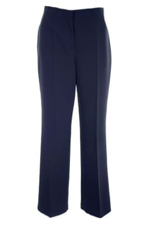 trousers busy clothing smart navy womens