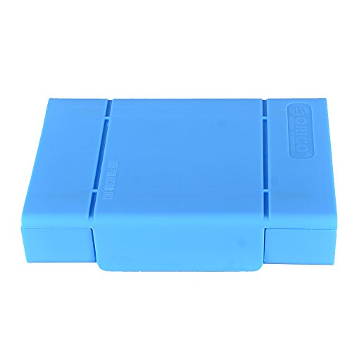 ORICO Festplatte Schutzhülle 2 Stücke 3,5 Zoll HDD Schutz Tasche Anti-Statik Case in Blau, PHP35 - 3