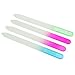 4 Colour Crystal Glass Nail Art Files Manicure Tool Kit