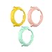 Produktbild FeiliandaJJ 3PCS Smartwatch Schutzhülle für Xiaomi Huami Amazfit Verge A1801 Watch, Weich Silikon Kratzfest Gehäuse Bruchsicher Leichte Watch Case Cover Gehäuseabdeckung (B)