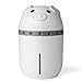 Produktbild MJSJSQSld Mini Mist USB Luftbefeuchter mit hellem niedlichen Blick Schwein Ultraschall ätherisches Diffusor-Ölnebel für Hauptauto, weiß