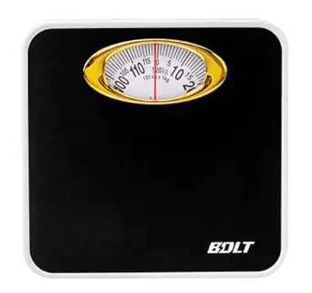 Mezire9815 (120kg) Weighing Machines Analog Mechanical Weigh Machine For Human Body,Weighing Machines Full Iron Body Analog Weighing Machines For Body Weight Non-Digital (Black)