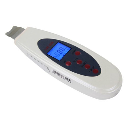 ZJchao Multifunction Ultrasonic Facial Face Skin Massager LCD Scrubber Cleaner UK Plug