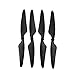Produktbild 2 Pairs CW/CCW Propeller Ersatz Requisiten Blade Ersatzteile Set für MJX Bugs B2W B2C RC FPV Drohne Quadcopter UAV Flugzeuge (Farbe: Schwarz)