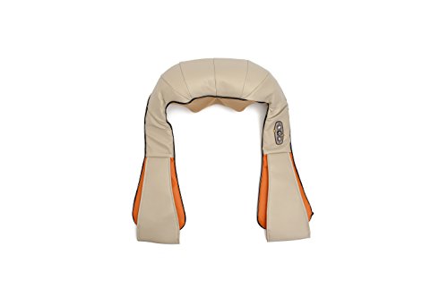 Wild Dr Shiatsu Deep-Kneading Neck & Shoulder Massager with Heat for Back, Legs, Foot Therapy
