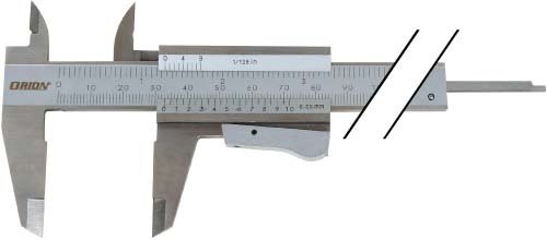 ORION Messschieber INOX 150 mm mit Schnellverstellung