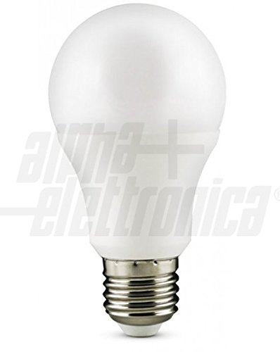 ALPHA ELETTRONICA - Bombilla LED E27 - 10W - 24VDC - Blanco cálido - Electrónico Alfa LB131 / 24WW2