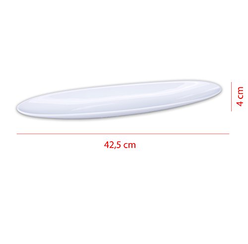 Extra tiefer Luftbefeuchter, Wasserverdunster für den Heizkörper aus Porzellan