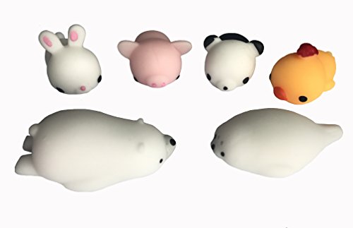 NIGHT-GRING 9PCS Squishy Kawaii nettes langsames stehendes Tier-Handspielzeug-Squeeze scherzt Spielzeug-Geschenk (9 Arten) - 6