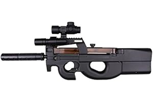 Cybergun Well Fucile Airsoft-WD90 plastica Rinforzata ABS/Colore Nero/Elettrico (0,5 Joule) -Semi/Full Automatic