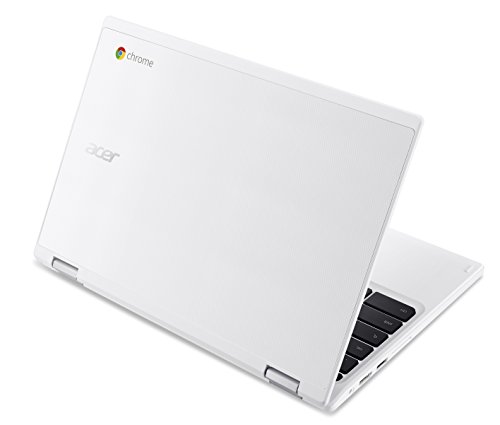 Acer R11 CB5-132T 11 6 inch Convertible Chromebook Laptop  Intel Celeron N3050  2 GB RAM  16 GB eMMC  Integrated Graphics  Chrome OS  - White