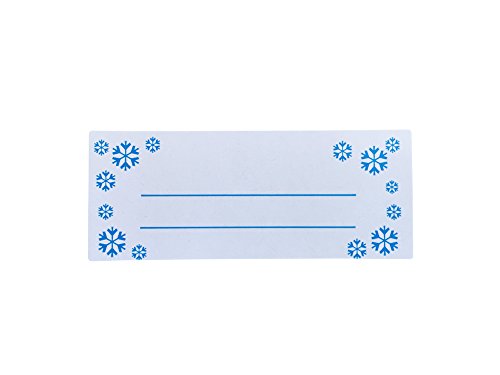 Gefrieretiketten, Tiefkühletiketten, Einmachetiketten, Haushaltsetiketten, Universal Haushaltssticker, 100 Stück in praktischer Spenderbox - 2